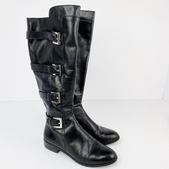 Michael Kors Shoes - Michael Kors Tamara Buckle Tall Riding Boots